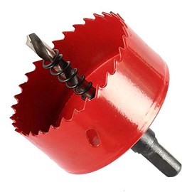 TOOLSTAR Bimetal Hole Saw, M42 HSS Hole Saw 48mm Bi-Metal Hole Saw Cutter Opener Drill Bit Hole Cutting Tool for Wood Aluminum Iron Sheet Pipe Plastic