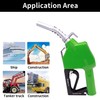 BORRITT Green 3/4" Inch NPT Automatic Shut-Off Fuel Nozzle With