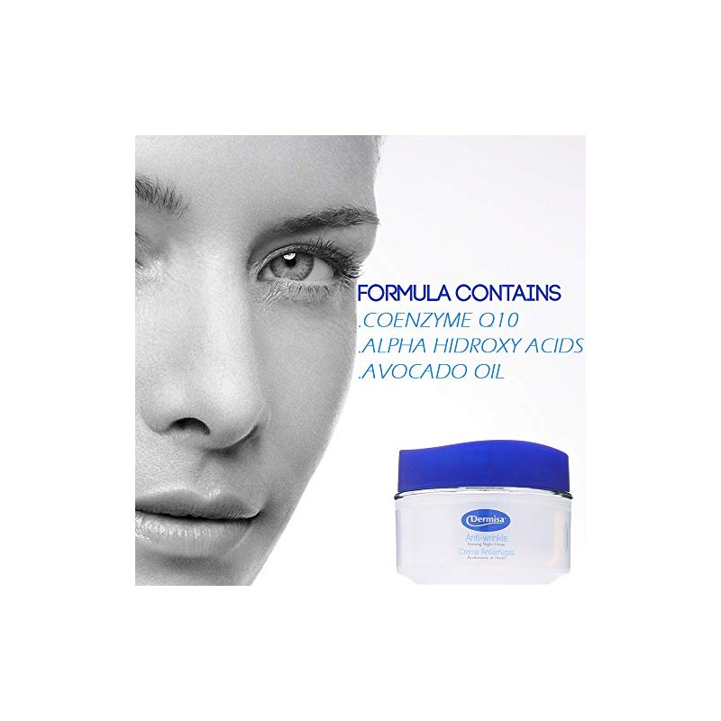 DERMISA CREMA ANTI-ARRUGAS CON Q10, ACEITE DE AGUACATE Y AHA