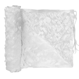 LOOGU White Camo Netting 150D Snow Camouflage Net for Sunshade, Camping, Military, Hunting Blind, Party Decorations - 20 x 20 Feet