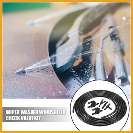 Partuto Car Windshield Washer Hose Kit 300cm 10ft Windshield Washer Nozzle Hose with Connectors for Toyota Corolla Tundra Land Cruiser 85321-28020 Replacement