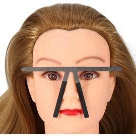Regla De Cejas Regla De Posicionamiento De 3 Puntos, 1PC Regla De Maquillaje Permanente De Cejas, Microblading Grooming Stencil Shaper Herramienta De Medición De Cejas Permanente Kit De Regla De Brico