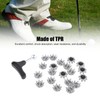 20Pcs Golf Shoe Spikes Golf Shoe Replacement Cleats Pins Removable