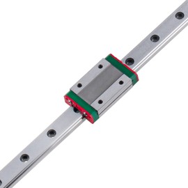 ANWOK MGN12 300mm Linear Guide Rail Linear Motion Products with 1PCS MGN12H Sliding Blocks for 3D Printer and CNC Machine (H-Type)
