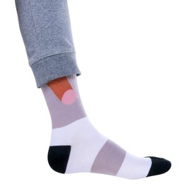BVIELOY Show off Funny Colorful Novelty Socks ，Gag Christmas Gifts for Men and Women New Year