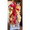 Handmade 10 " Handmade Spring/Summer Wired Bow for Wreath Lantern
