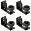 TIBEGOLD Barn Door Floor Guide, Wall Mounted Barn Door Rollers