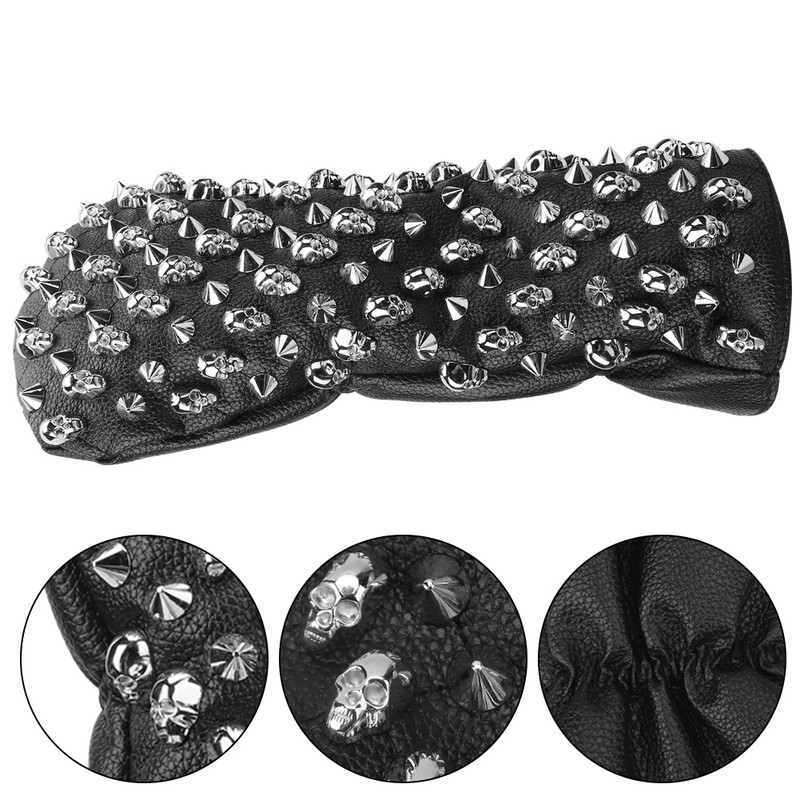 PU Waterproof Golf Putter Cover Club Protection Headcover Supplies Skull