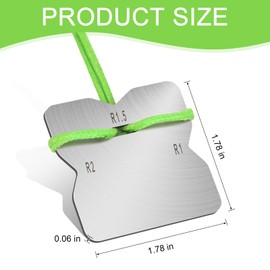 499749 Edge Banding Scraper, Edge Banding Carbide Scraper, Edge Banding Scraper Working with Edge Bander, for Breaking Edges, Smooth Curve and Cleaning Thin Plastic Edges