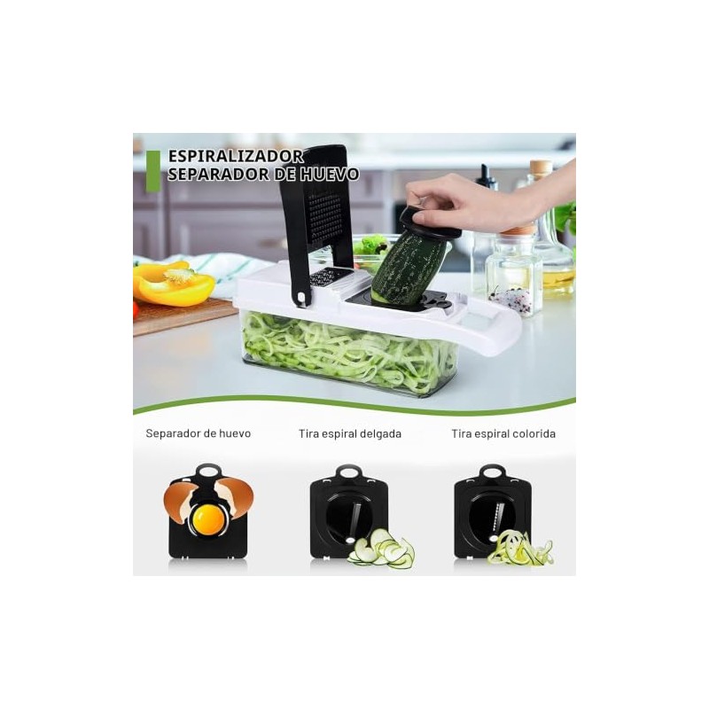 Picadora de Verduras, Jasuvii Cortador de Verduras Mandoline 15 en