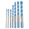 7PCS Carbide Drill Bits Straight Shank Spiral Drilling Bit Set