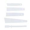 DraCra 5 Pack Glue Spreader Plastic Glue Smear Plate Scraper