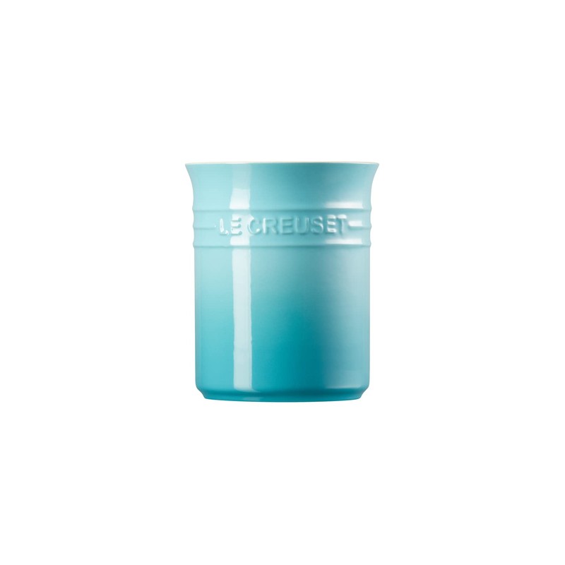 Le Creuset Stoneware Small Utensil Jar, 1.1 Litres, Teal, 71501111700001