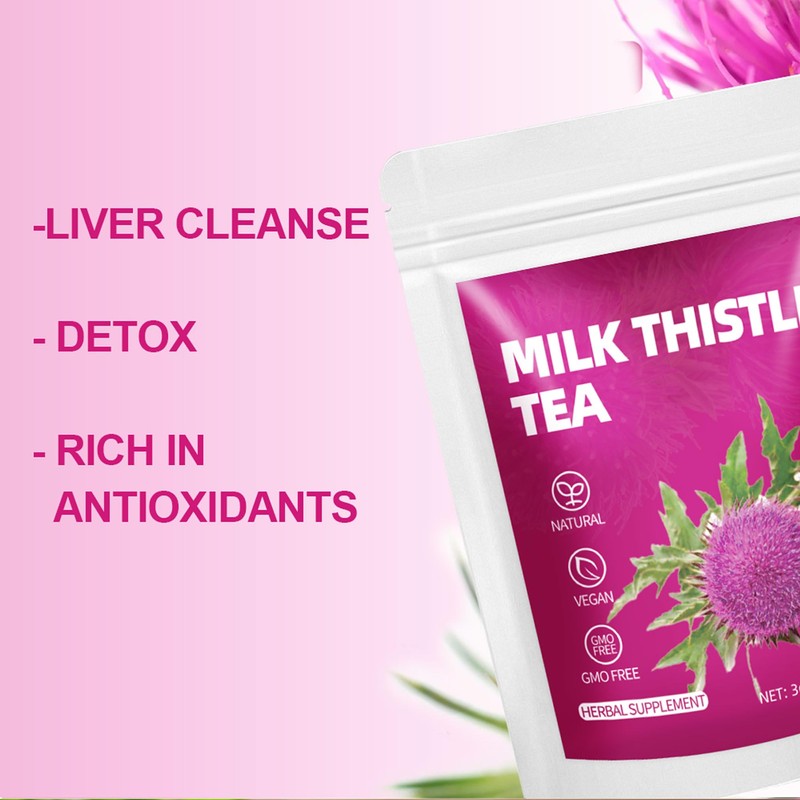 VAEYAE Dried Milk Thistle Herbal Tea for Liver Detox and