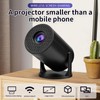 Portable 1080P Mini Projector with Bluetooth and WiFi, 270° Adjustable