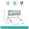 Dream On Me Skylar Bassinet and Bedside Sleeper in Mint,