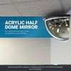Vision Metalizers 18” Acrylic Bubble Half Dome Mirror with Black