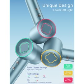 Vexipia Hair Dryer, High-Speed Blow Dryer with 200 Million Negative Ionic, 110000 RPM Brushless Motor, 1600W Powerful Output for Fast Drying, Low Noise Portable Light Hairdryer for Home, Travel &Salon