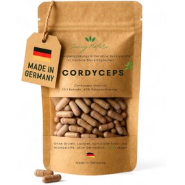 sunny nature Cordyceps Kapseln 400mg C 40% Polysaccharide C Hochdosiert & Laborgeprft C Reiner Cordyceps Sinensis C Vegan, in Deutschland produziert C 60 Kapseln von sunny nature?