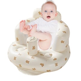 Baby Inflatable Seat, Inflatable Baby Seat for Babies, Baby Floor Seats for Riding on, Inflatable Seat Baby, Infant Back Support Sofa, Portable Inflated Dining Room Chair