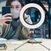 6inch Photography Dimmable LED Video Live Studio Camera Ring Light
