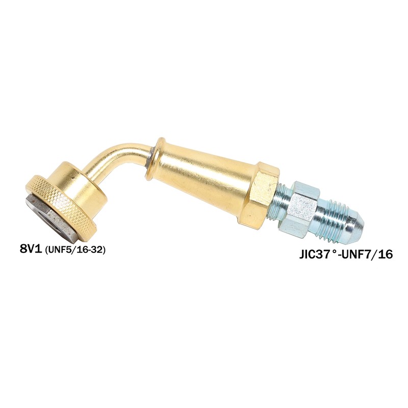 XZT Aircraft Goose Neck Strut Adapter，Nitrogen Gas Adapter ，No Air