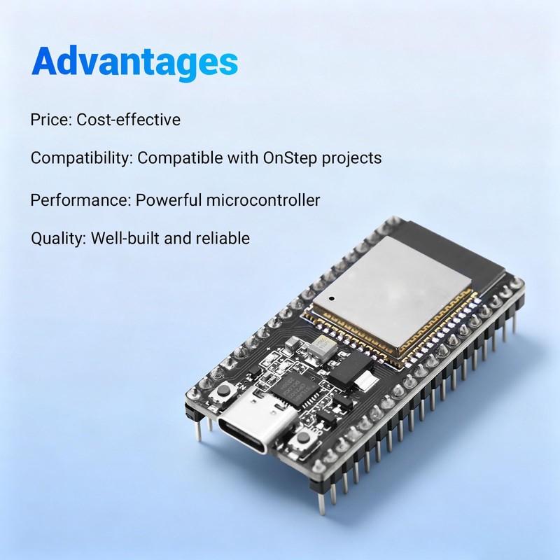 2 Pack ESP32 Development Board 38 Pin USB-C WiFi Bluetooth,