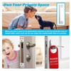 Blulu 2 Pcs Door Latch Guard Plate 7 Inch Outswing