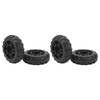4Pcs Luggage Swivel Wheels Low Noise Sturdy Lightweight Heat Insulation
