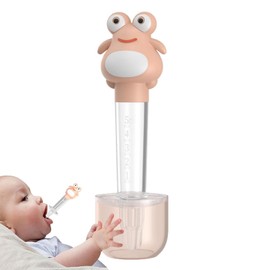 WADY Alimentador de medicina para bebés con cuentagotas para bebés Alimentador de agujas para niños Dispensador de medicinas para apretar chupete, alimentador para bebés Dispensador de medicinas para niños (Rosa)
