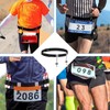 Triathlon Race Belt Adjustable – 6 Gel Loops Reflective Running