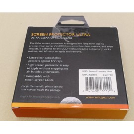 For Nikon Vello Optical Glass Screen Protector for Nikon D800/800E/D600