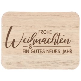 Spruchreif | Saying Board | Decorative Board with Saying | Wooden Stand Christmas | Decorative Stand Christmas | Gift Christmas Family Friends | Merry Christmas and a Good New Year