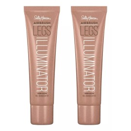 Sally Hansen Airbrush Legs, Illuminator Nude Glow 3.3 Oz,duo
