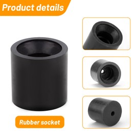 doufuhua Horse Trailer Accessories and Parts Replacement for Trailer Door Holder Kit Horse Trailer Window Bumper Fits for Most RV Trailer, Set of 2.