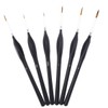 Small Paint Miniature Brushes Fine Tip 6pc Paintbrushes Set for