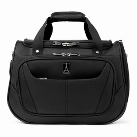 Travelpro Maxlite 5 Softside Lightweight Underseat Carry-On Travel Tote, Overnight Weekender Bag, 18-Inch — Black