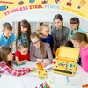 Mifoci 8 Pcs Wooden Pencil Dispenser Kit for Classroom Wooden