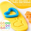 20 Pcs Play Doh Tools Set – Animal Shape Cutters,
