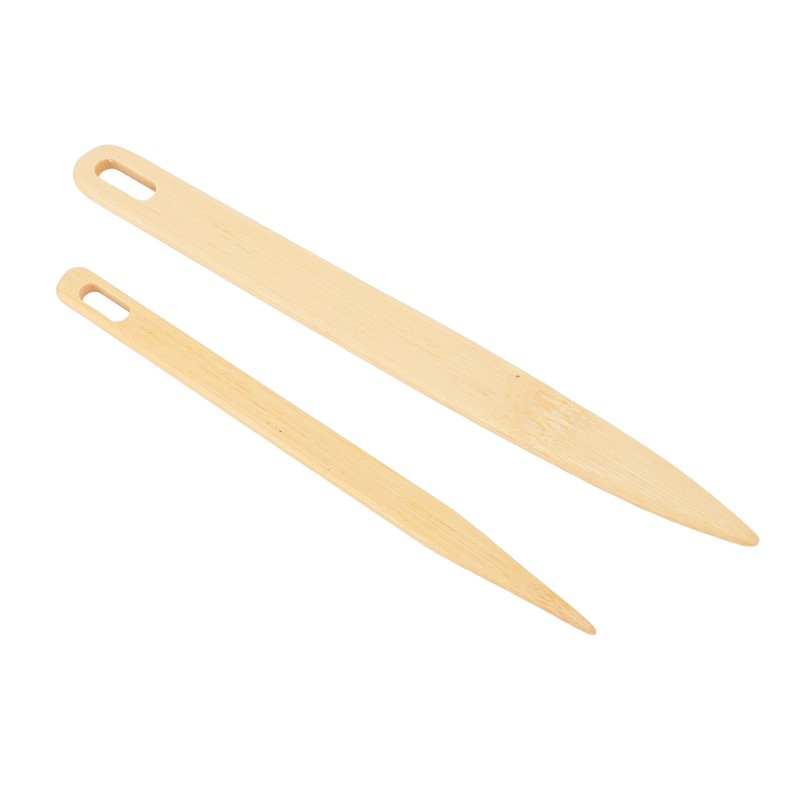 6Pcs Wood Hand Loom Stick Set Wood Weaving Crochet Needle