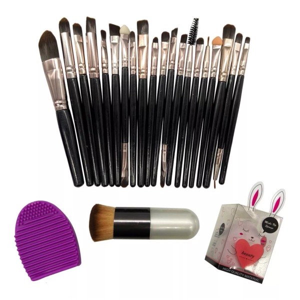 Compra y Más Kit De 23 Brochas Maquillaje Juego Brocha