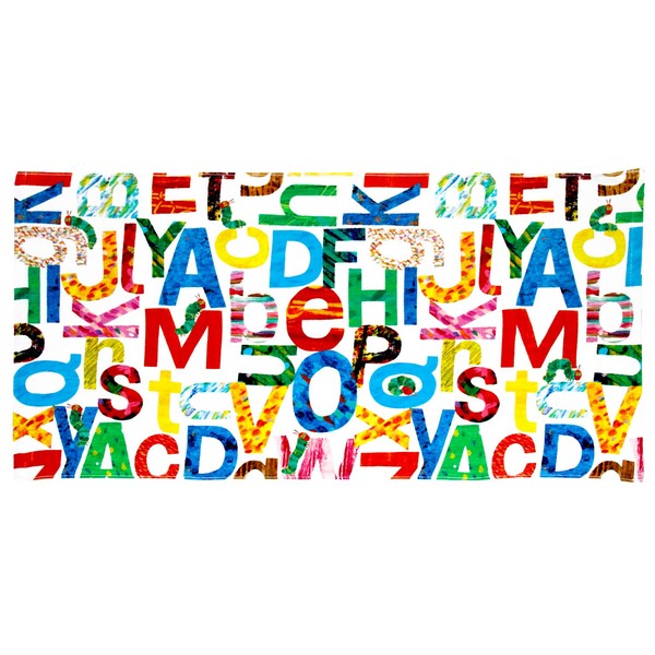 Bath Towel BE409200 Eric Carl Shirring Inkjet Playing Picture Book