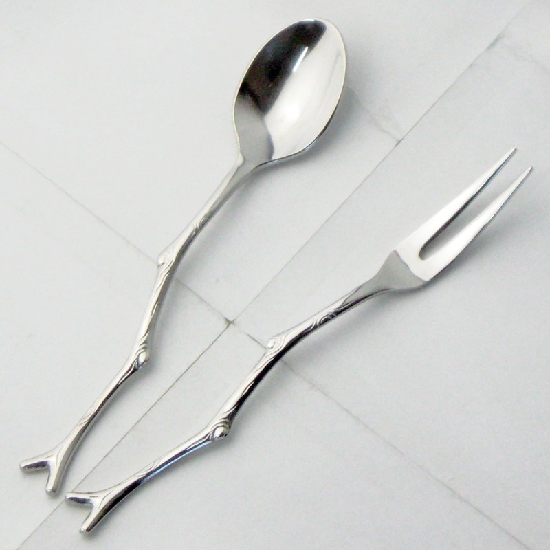 Nagao Twig Coffee Spoon, 4.7 inches (12.0 cm), 5 Bottles