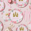 BLUE PANDA Princess Decorations for Birthday Party - 194-Piece Pink