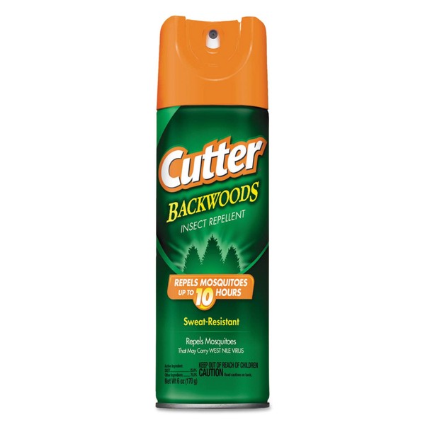 Cutter Backwoods Insect Repellent 10 Hour 25% DEET 6 Ounce (Value Pack of 5)