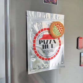 Future Movie Props - Pizza Hut - Silver Packaging Bag - Memorabilia Merchandise