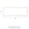 Trimits Embroidery Kit - Table Runner - Includes Printed Fabric,