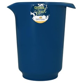 Birkmann 709072 Mixing and Serving Bowl, Dark Blue, 1.5 Litres, Stable, Scratch-Resistant, Modern Design, High Quality