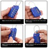 SharkByte TSA Suitcase Locks - 4-Dial Security Travel Combination Padlock,