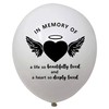 32 Memorial latex balloons for Celebration of life, Bereavement, Condolences,